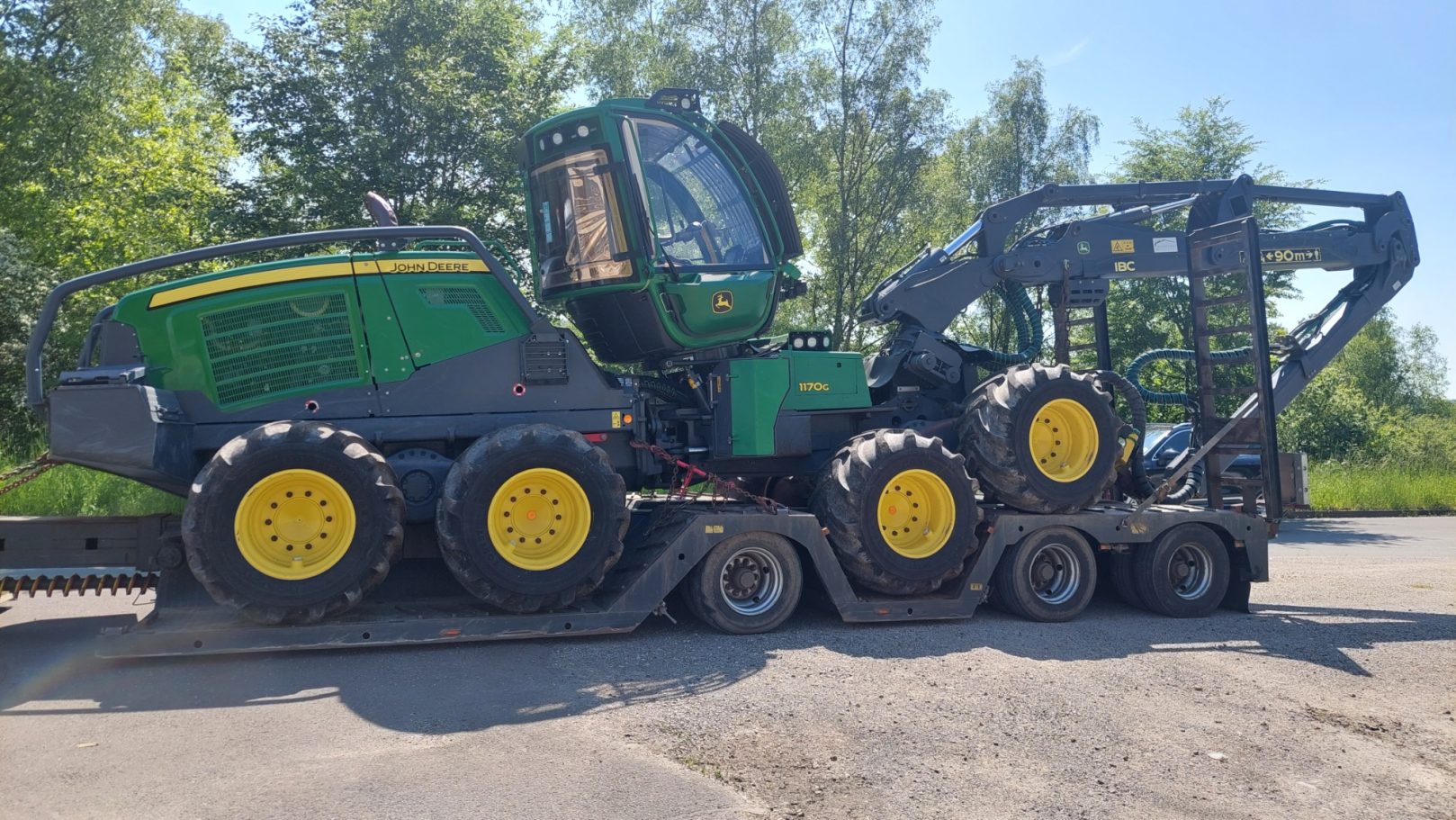 Harvester John Deere 1170 G für Schwachholz