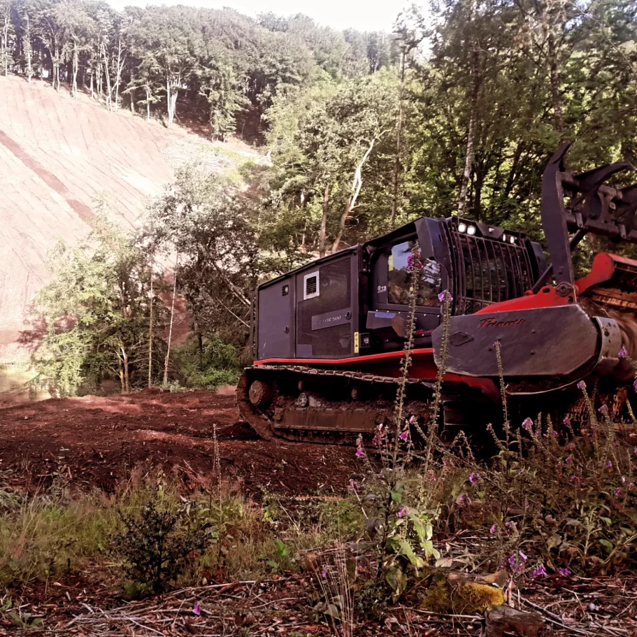 Steilhangbearbeitung mit Raptor 500
